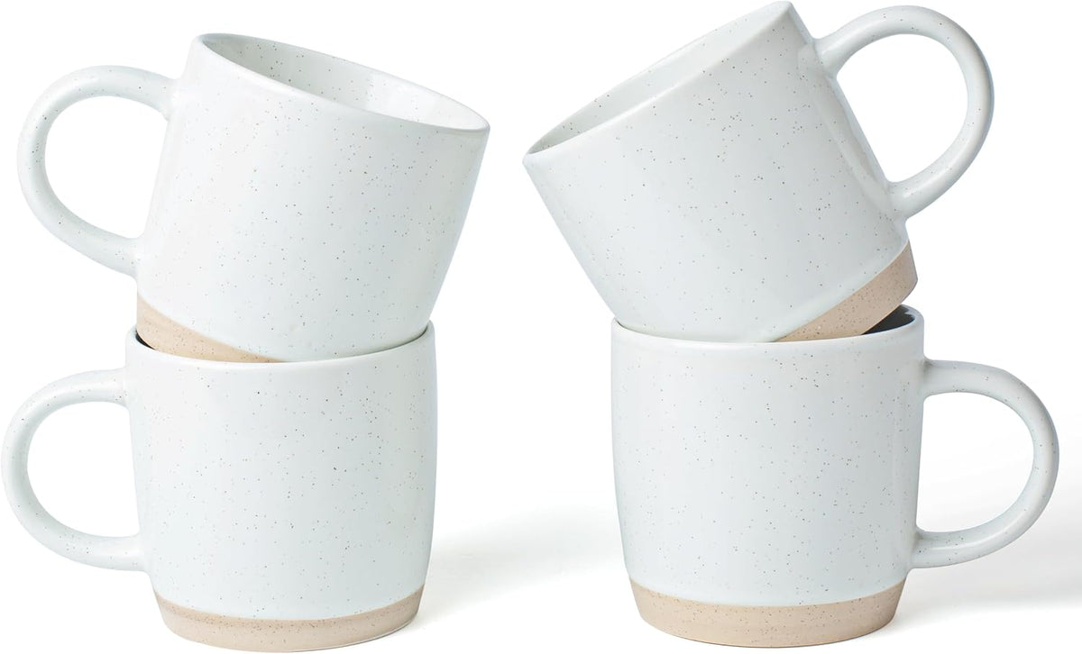 Tazas de café de cerámica Milkyway de Famiware, juego de 4