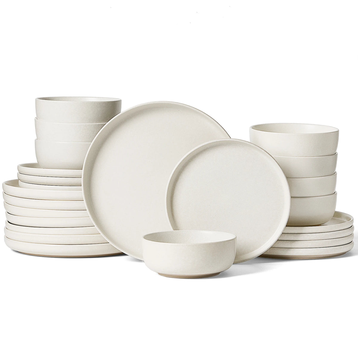 Famiware Milkyway Reactive 24-Piece Stoneware Dinnerware Set, Service for 8