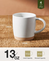 Famiware Milkyway Ceramic Coffee Mugs, Set of 4