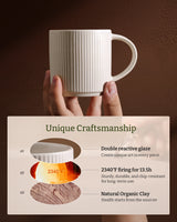 Famiware Star Ceramic Espresso Cups and Saucers, Set of 4