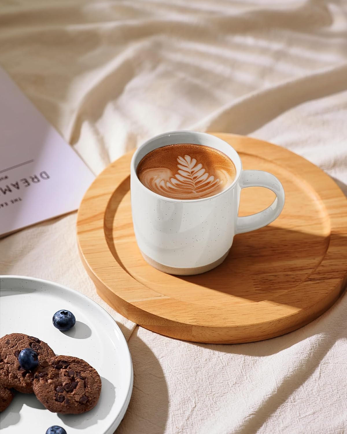 Famiware Milkyway Ceramic Coffee Mugs, Set of 6