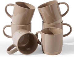 Famiware Milkyway Ceramic Coffee Mugs, Set of 6