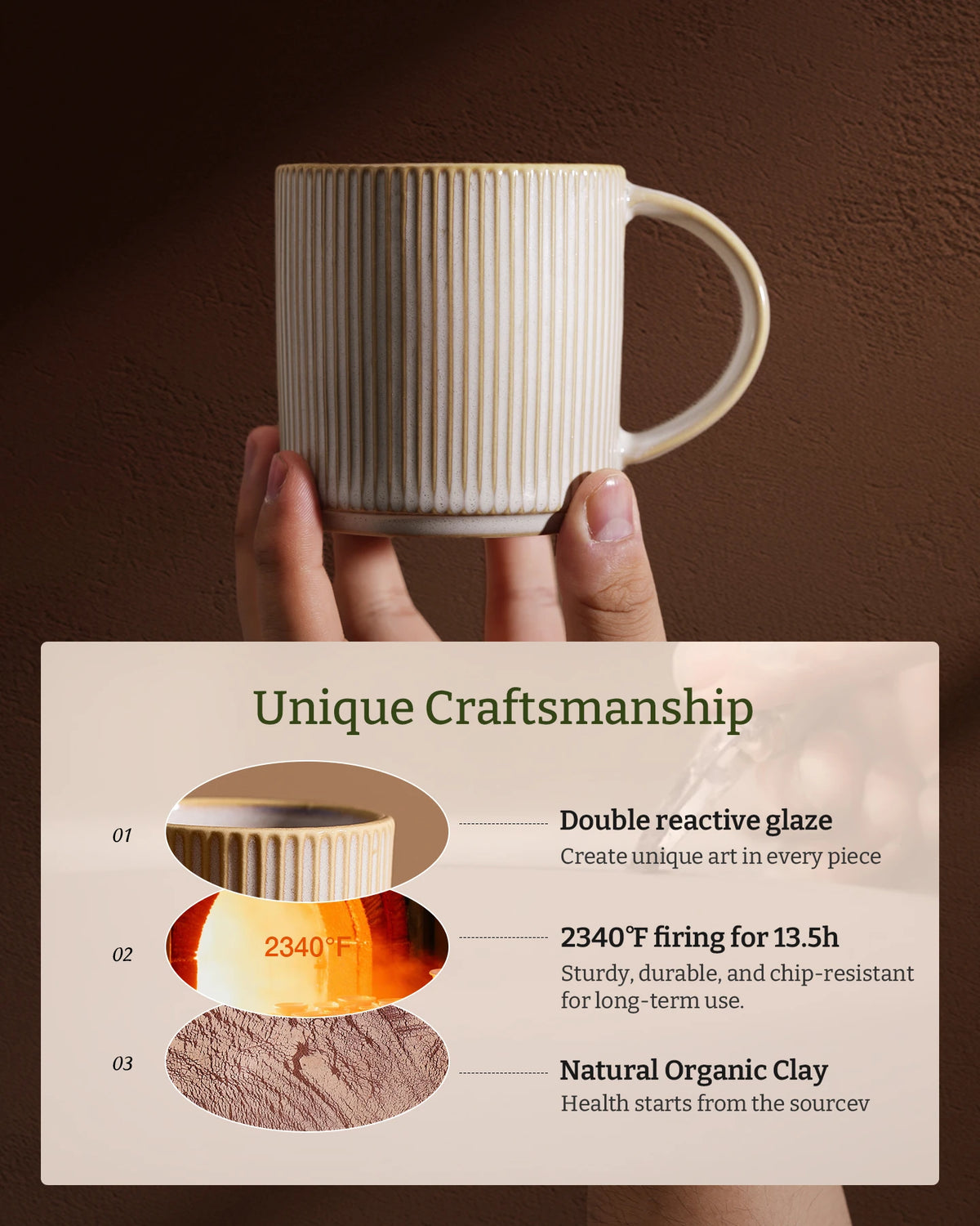 Famiware Star Ceramic Espresso Cups and Saucers, Set of 4