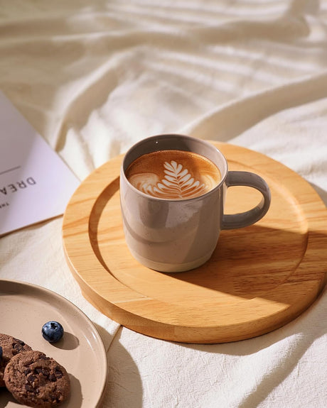 Tazas de café de cerámica Famiware Milkyway, juego de 6