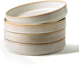Famiware Star 8.25-Inch Ceramic Pasta Bowls, Set of 4