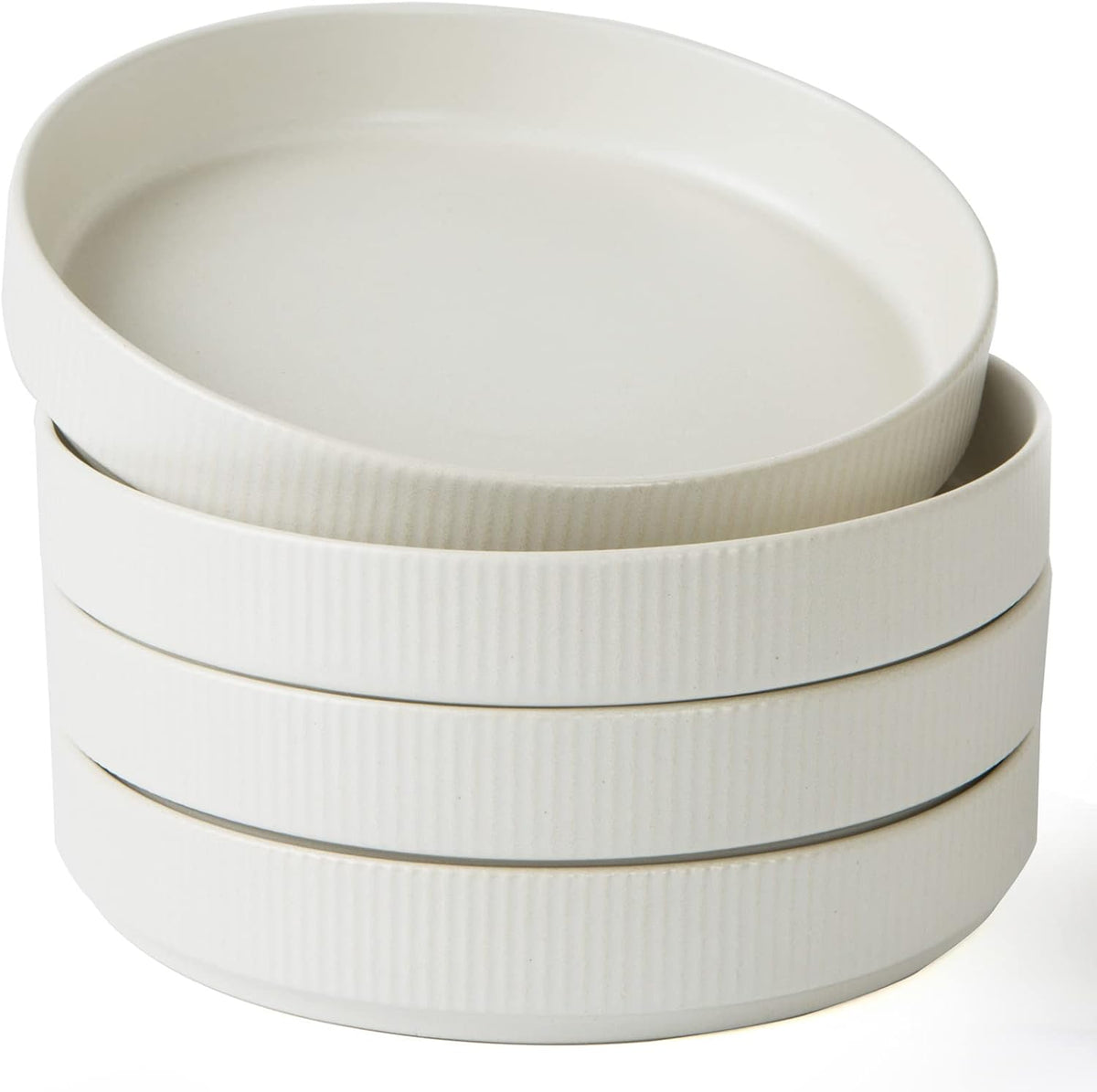 Famiware Star 8.25-Inch Ceramic Pasta Bowls, Set of 4