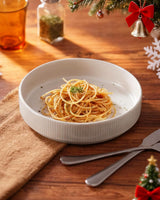 Famiware Star 8.25-Inch Ceramic Pasta Bowls, Set of 4
