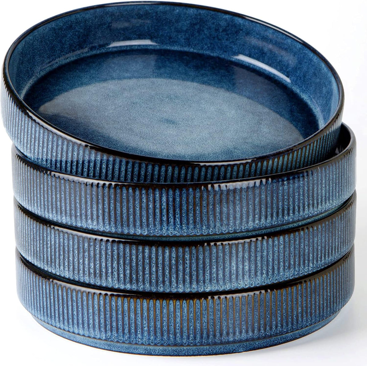 Famiware Star 8.25-Inch Ceramic Pasta Bowls, Set of 4