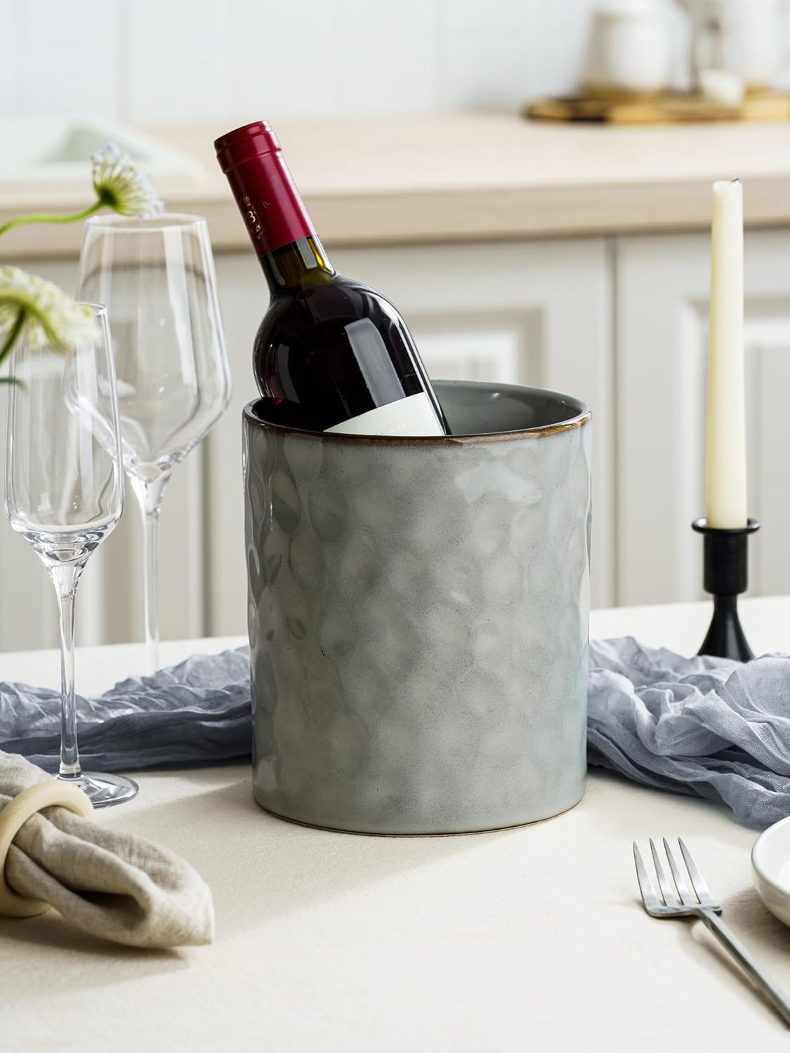 Famiware Ocean Ceramic Utensil Holders, Set of 2