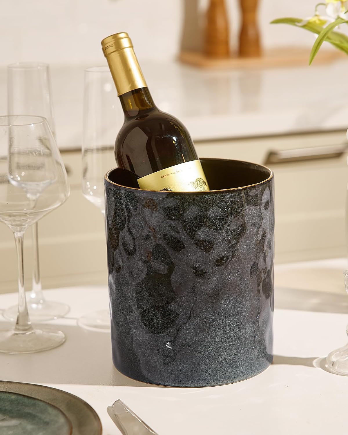 Famiware Ocean Ceramic Utensil Holders, Set of 2