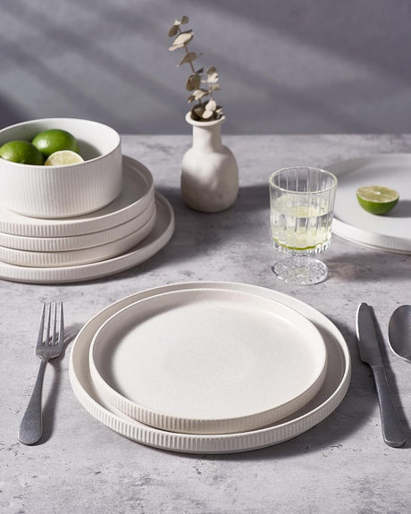 Famiware Star Ceramic Dinner Plates, Set of 6