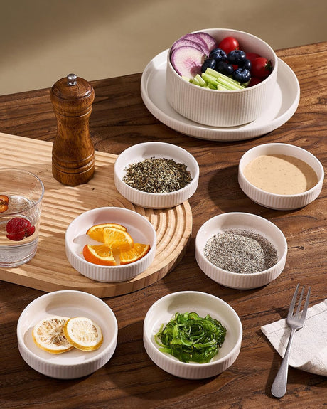 Famiware Star Ceramic Side Dishes, Set of 6