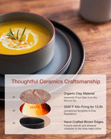 Famiware Nebula Ridge 12-Piece Stoneware Dinnerware Set, Service for 4