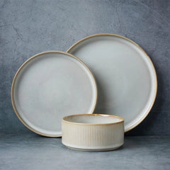 Famiware Star 12-Piece Stoneware Dinnerware Set, Service for 4