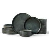 Famiware Star 12-Piece Stoneware Dinnerware Set, Service for 4