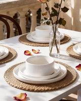 Famiware Star 12-Piece Porcelain Dinnerware Set, Service for 4