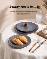 Famiware Venus 12-Piece Stoneware Dinnerware Set, Service for 4