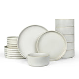 Famiware Star 18-Piece Stoneware Dinnerware Set, Service for 6