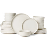 Famiware Milkyway Reactive 24-Piece Stoneware Dinnerware Set, Service for 8