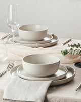Famiware Milkyway Reactive 24-Piece Stoneware Dinnerware Set, Service for 8
