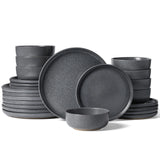 Famiware Milkyway Reactive 24-Piece Stoneware Dinnerware Set, Service for 8