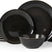Famiware Aegean 12-Piece Stoneware Dinnerware Set, Service for 4 - Black Coffee - image 1