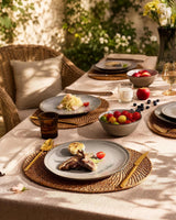 Famiware Aegean 24-Piece Stoneware Dinnerware Set, Service for 8 - Sand Beige - image 5