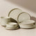 Famiware Constellation 12-Piece Stoneware Dinnerware Set - White Honey - 01