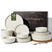 Famiware Constellation 18-Piece Stoneware Dinnerware Set - Cream - 01