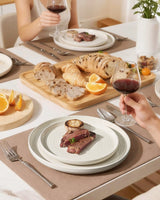 Famiware Constellation 24-Piece Stoneware Dinnerware Set - Cream - 02