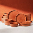 Famiware Constellation 24-Piece Stoneware Dinnerware Set - Terracotta - 01