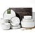 Famiware Constellation 24-Piece Stoneware Dinnerware Set - White - 01
