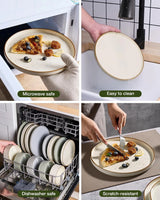 Famiware Grove 12-piece dinnerware set, cream, image 7