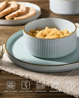 Famiware Grove 12-piece dinnerware set, light blue, image 5