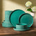 Famiware Grove 12-piece dinnerware set, sage green, image 1