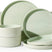 Famiware Grove 18-piece stoneware dinnerware set in Light Green, image 1