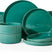 Famiware Grove 18-piece stoneware dinnerware set in Sage Green, image 1