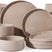 Famiware Grove 24-Piece Stoneware Dinnerware Set, Service for 8 — Cinnamon Brown, image 1