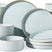 Famiware Grove 24-Piece Stoneware Dinnerware Set, Service for 8 — Light Blue, image 1
