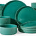 Famiware Grove 24-Piece Stoneware Dinnerware Set, Service for 8 — Sage Green, image 1