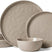 Famiware Mars 12-Piece Stoneware Dinnerware Set, Service for 4 — Cinnamon Brown, image 1