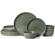 Famiware Mars 12-Piece Stoneware Dinnerware Set, Service for 4 — Sage Green, image 1