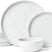 Famiware Mars 12-Piece Stoneware Dinnerware Set, Service for 4 — White, image 1