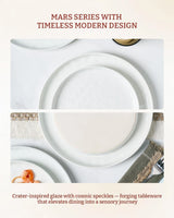 Famiware Mars 12-Piece Stoneware Dinnerware Set, Service for 4 — White, image 5