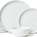 Famiware Mars 18-Piece Stoneware Dinnerware Set, Service for 6 — White, image 1