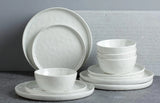 Famiware Mars 24-Piece Stoneware Dinnerware Set, Service for 8 - White - image 7