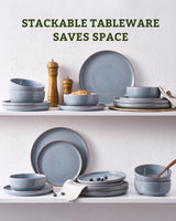 Famiware Meteor 18-piece dinnerware set, blue gray, image 6