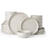 Vajilla de gres Famiware Meteor de 24 piezas, Blanco cremoso, imagen 1
