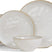 Famiware Ocean Round 18-Piece Stoneware Dinnerware Set, Service for 6 - Cappuccino White - image 1