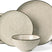 Famiware Ocean Round 18-Piece Stoneware Dinnerware Set, Service for 6 - Light khaki - image 1